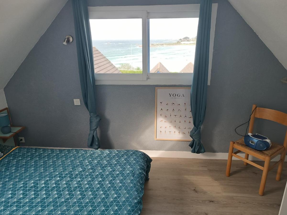 Maisonnette Vue Mer Panoramique Trestel Plage 4 Personnes Trévou-Tréguignec Εξωτερικό φωτογραφία